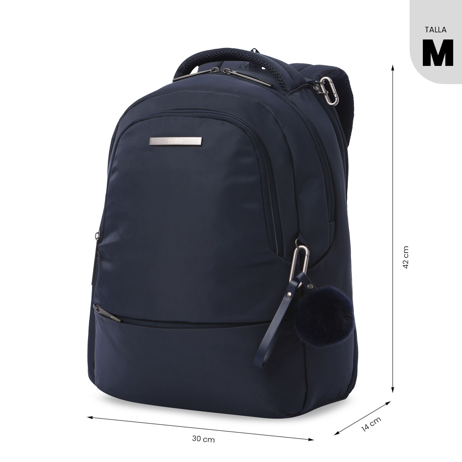 Mochila Executiva Totto Adelaide 2 2.0 Azul-4