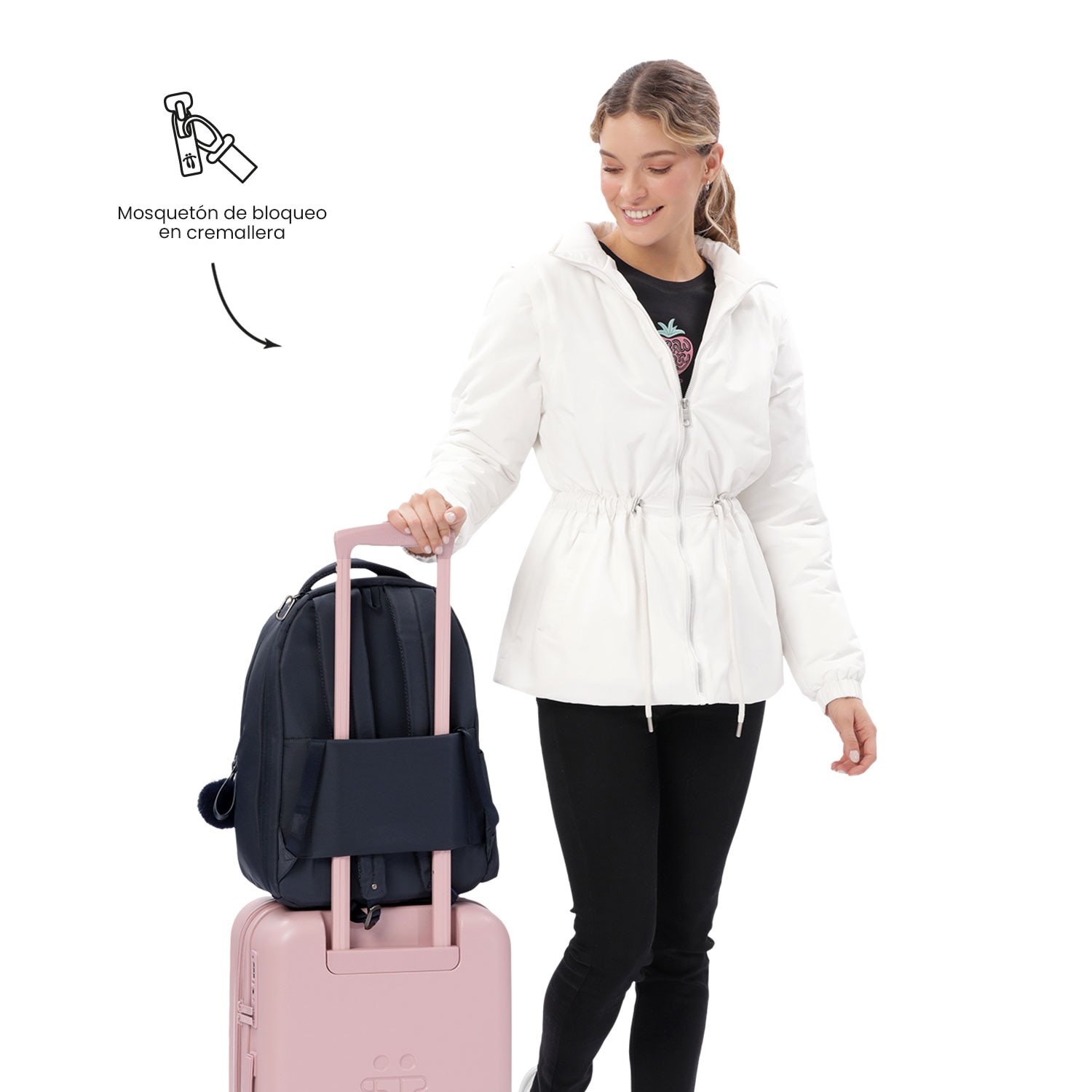 Mochila Executiva Totto Adelaide 2 2.0 Azul-8