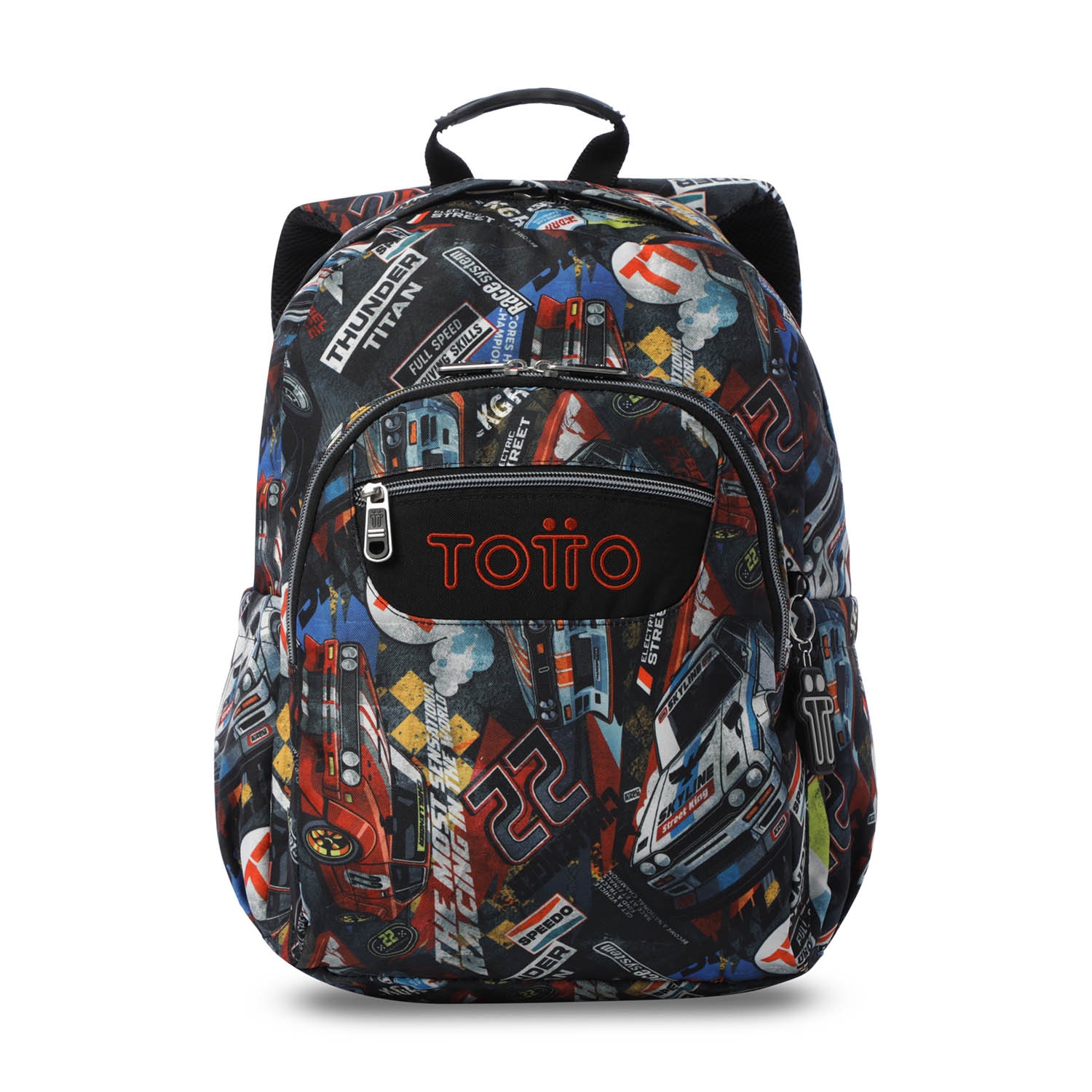 Mochila Escolar Totto Acuareles Vermelho-2