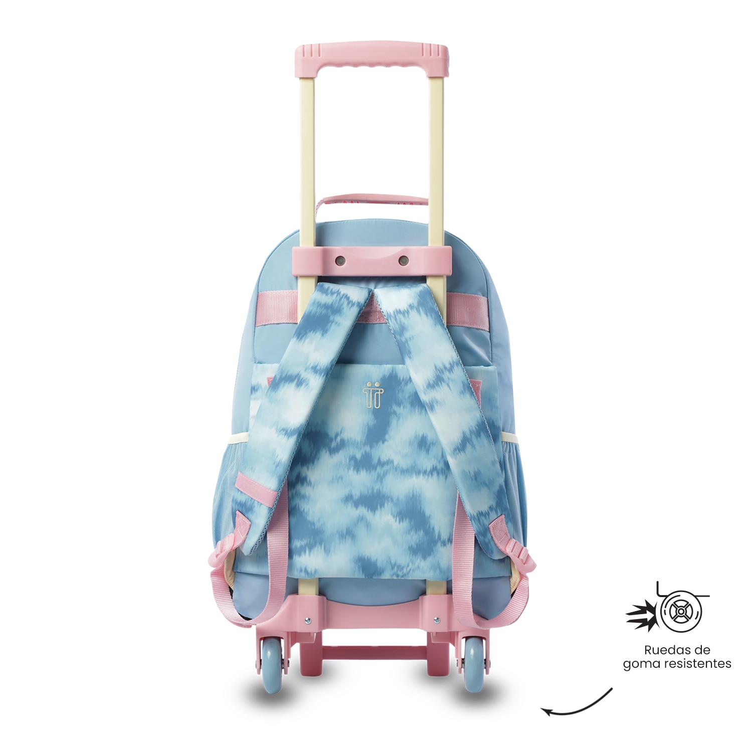 Mochila Infantil com Rodas Totto Bloum L Azul-5