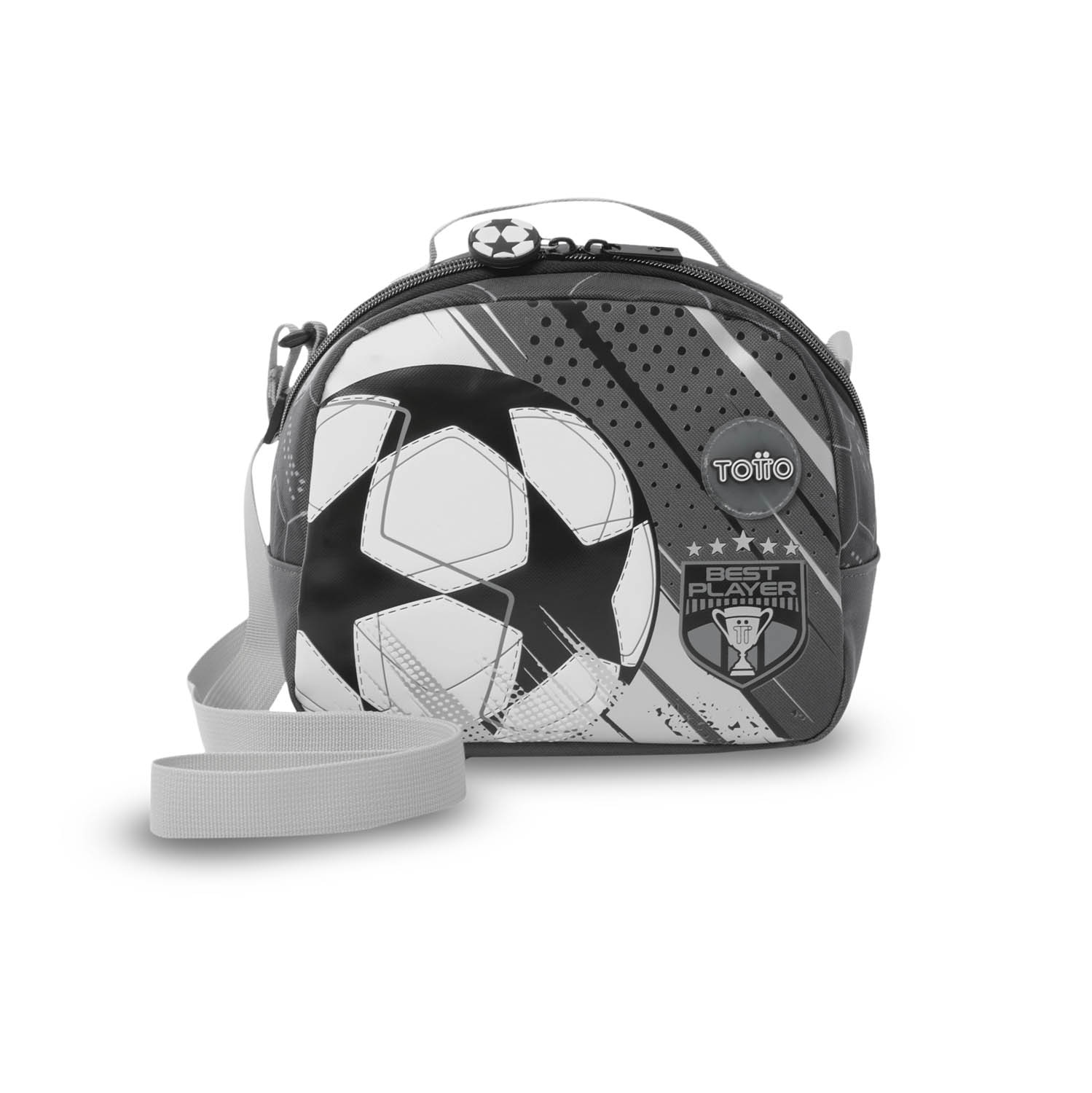 Porta-merenda Infantil Totto Champion Preto-2