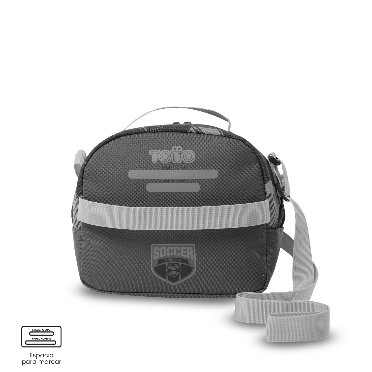 Porta-merenda Infantil Totto Champion Preto-6