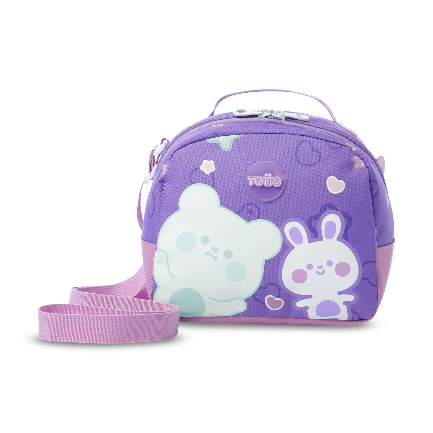 Lancheira Infantil Totto Friends Party Roxo-2