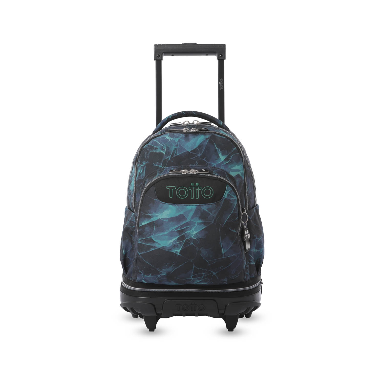 Mochila Escolar com Rodas Totto Tiza Preto-1