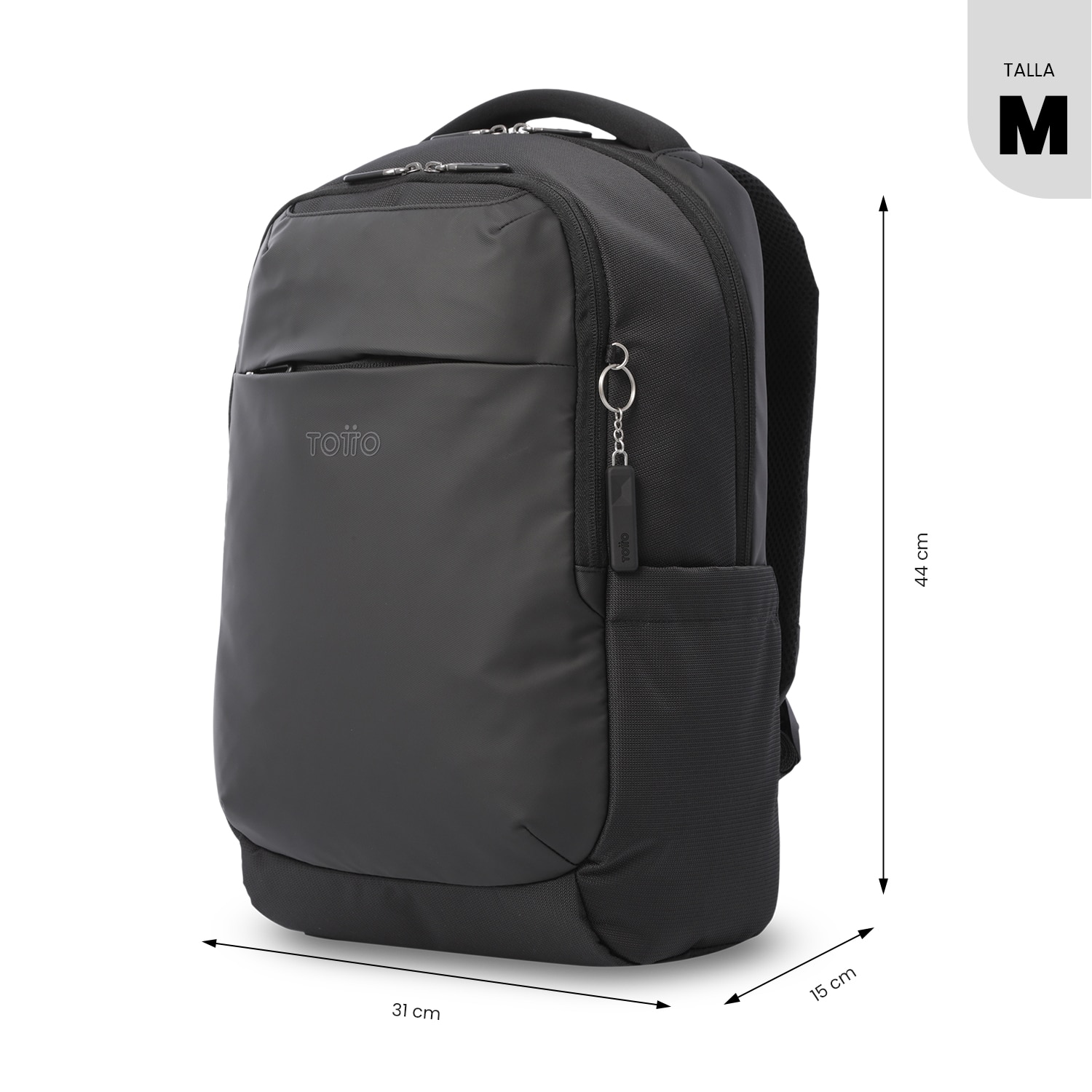 Mochila Executiva Totto Gtx M Preto-4