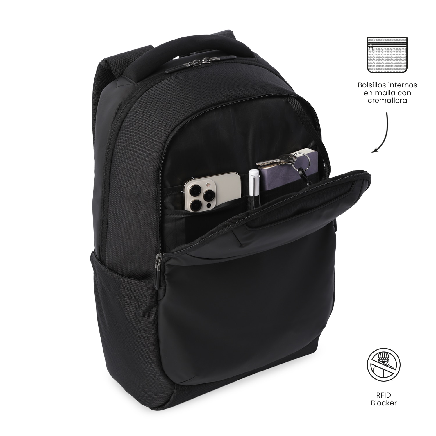 Mochila Executiva Totto Gtx M Preto-7