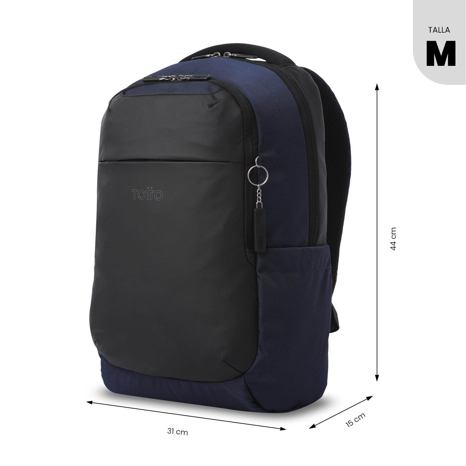 Mochila Executiva Totto Gtx M Azul-3