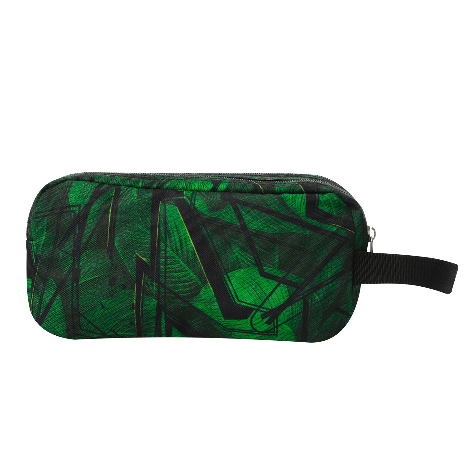 Estojo Escolar Totto Agapec Jhony Jungle com 3 Compartimentos e de Formato Compacto Preto / Verde-4