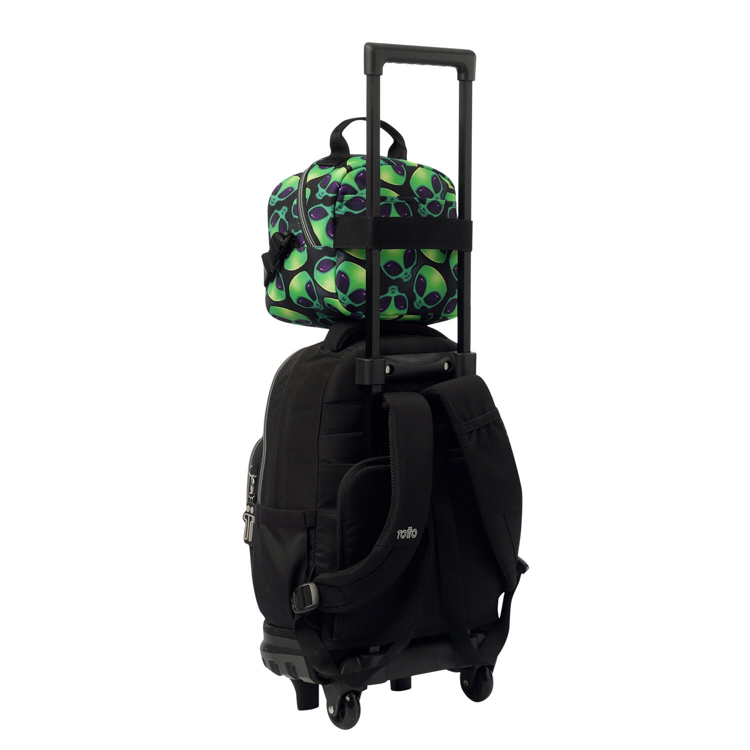 Lancheira Escolar Juvenil Borrador Marca Totto Multicolor-6