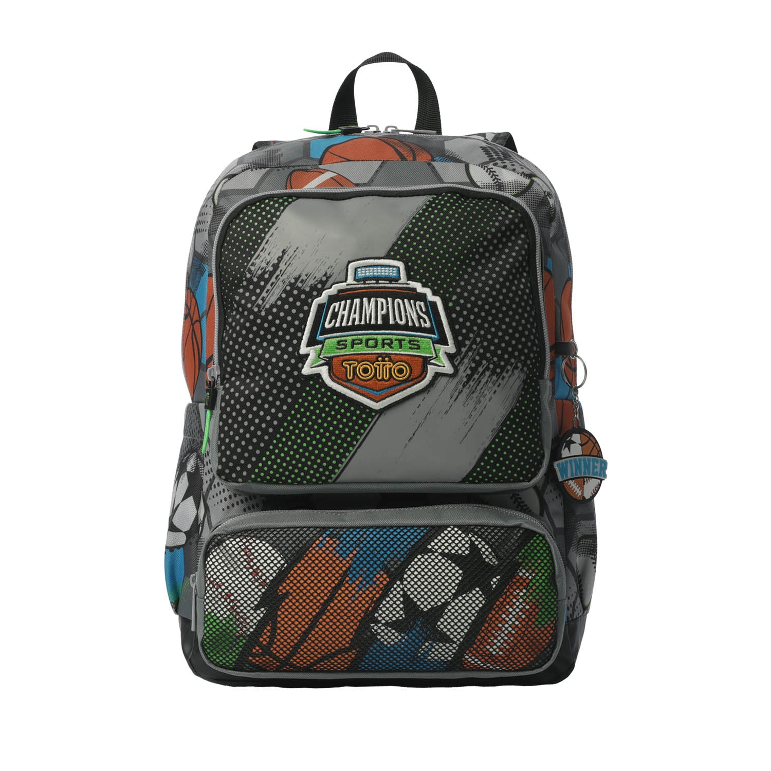 Imagem 0 de Mochila Infantil Totto Multisport com Bolsos Laterais e Bolso Frontal