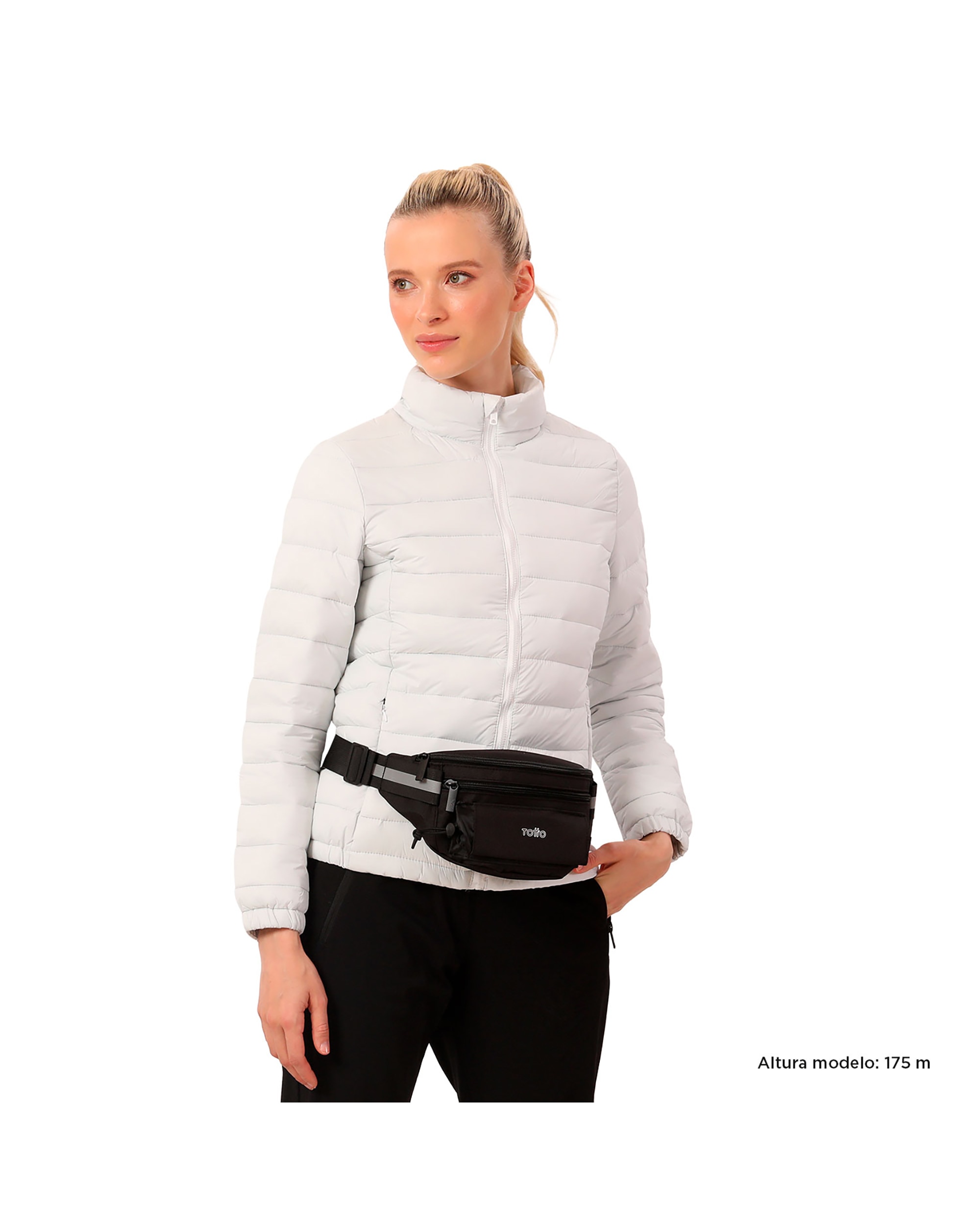 Bolsa de Cintura Totto Running Preto-2