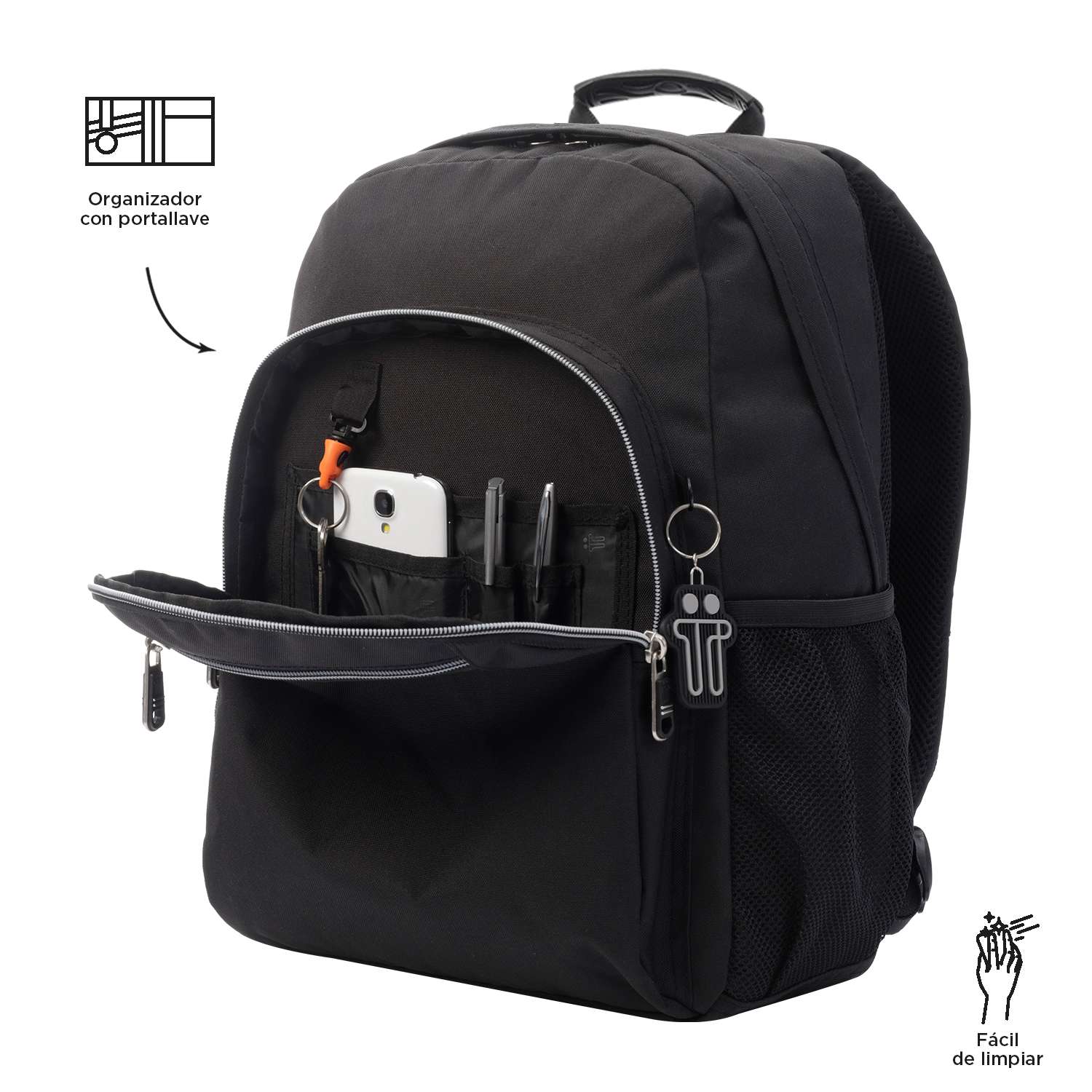 Mochila Escolar 8 a 12 Acuarela Marca Totto Multicolor-4
