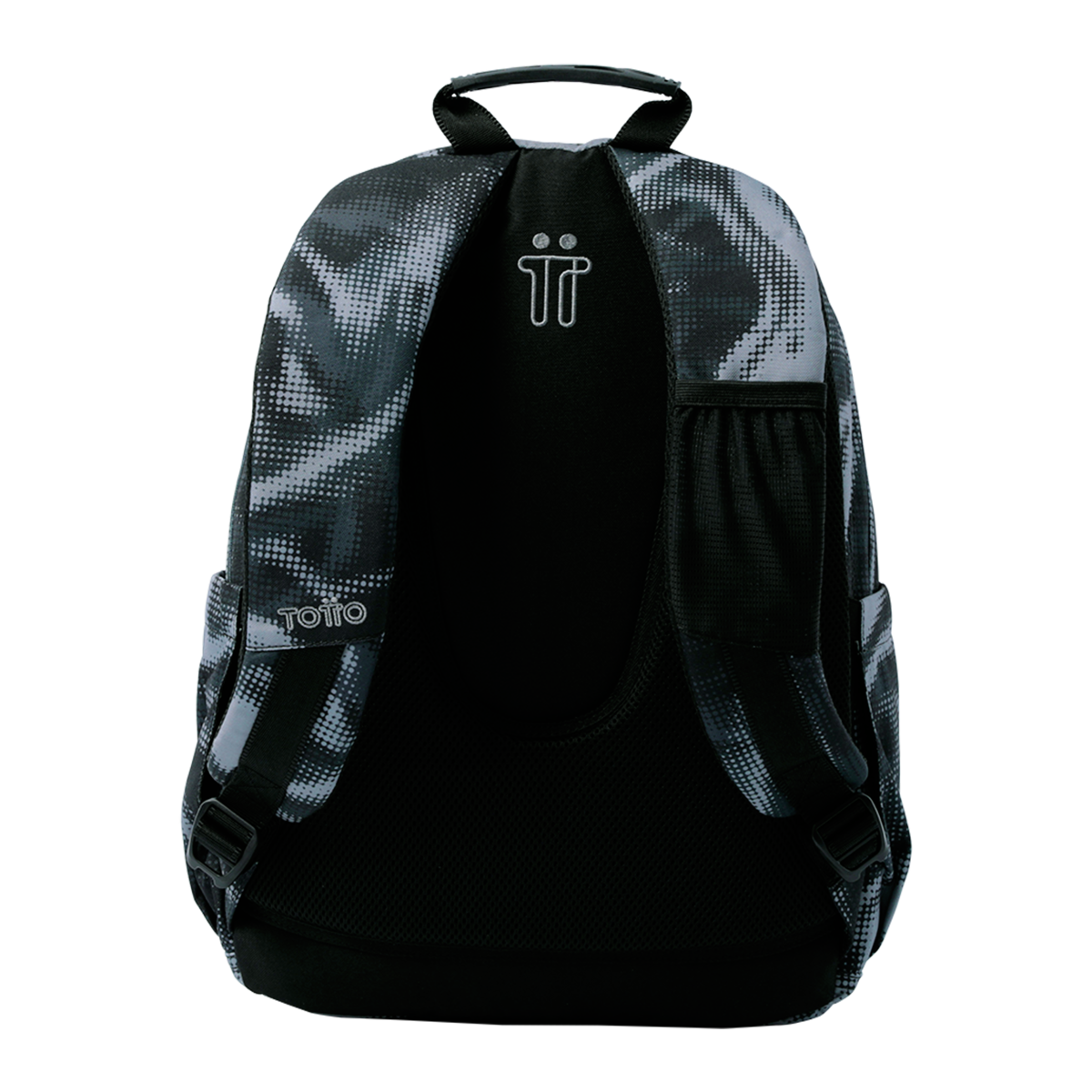 Mochila escolar tamanho L modelo acuarela para 8 a 12 anos Preto-4