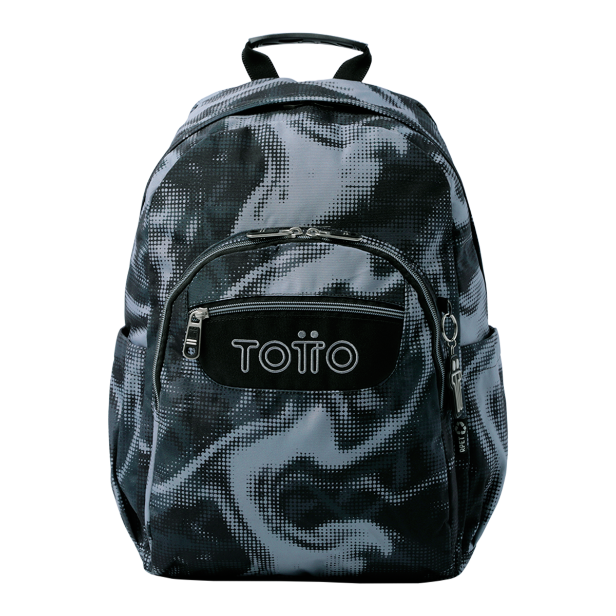 Mochila escolar tamanho L modelo acuarela para 8 a 12 anos Preto-5