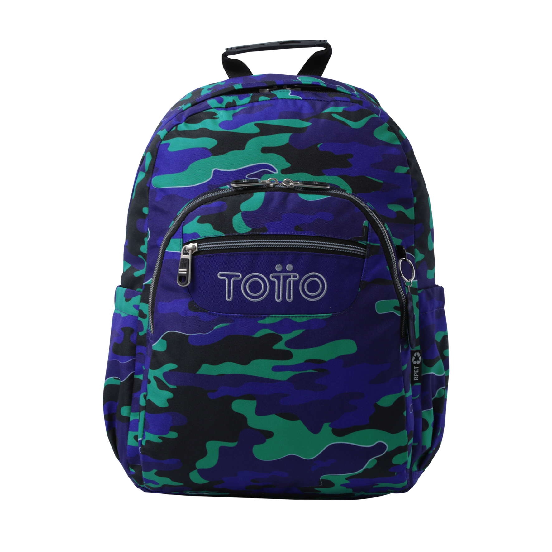 Mochila escolar tamanho L modelo acuarela para 8 a 12 anos Azul-5
