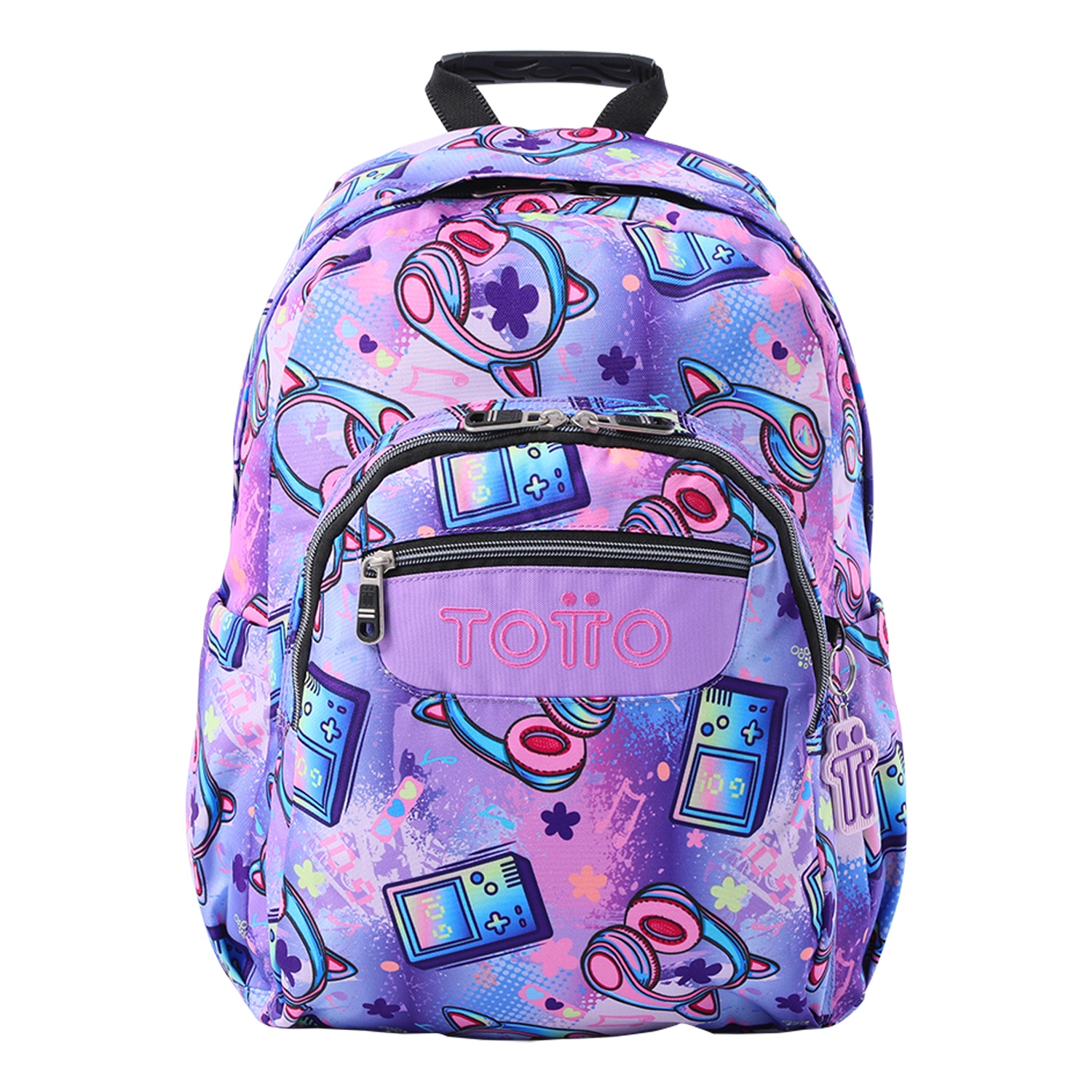 Mochila Escolar Totto Acuareles Roxo-2