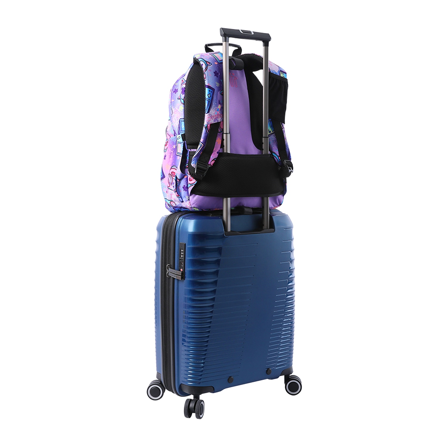 Mochila Escolar Totto Acuareles Roxo-6