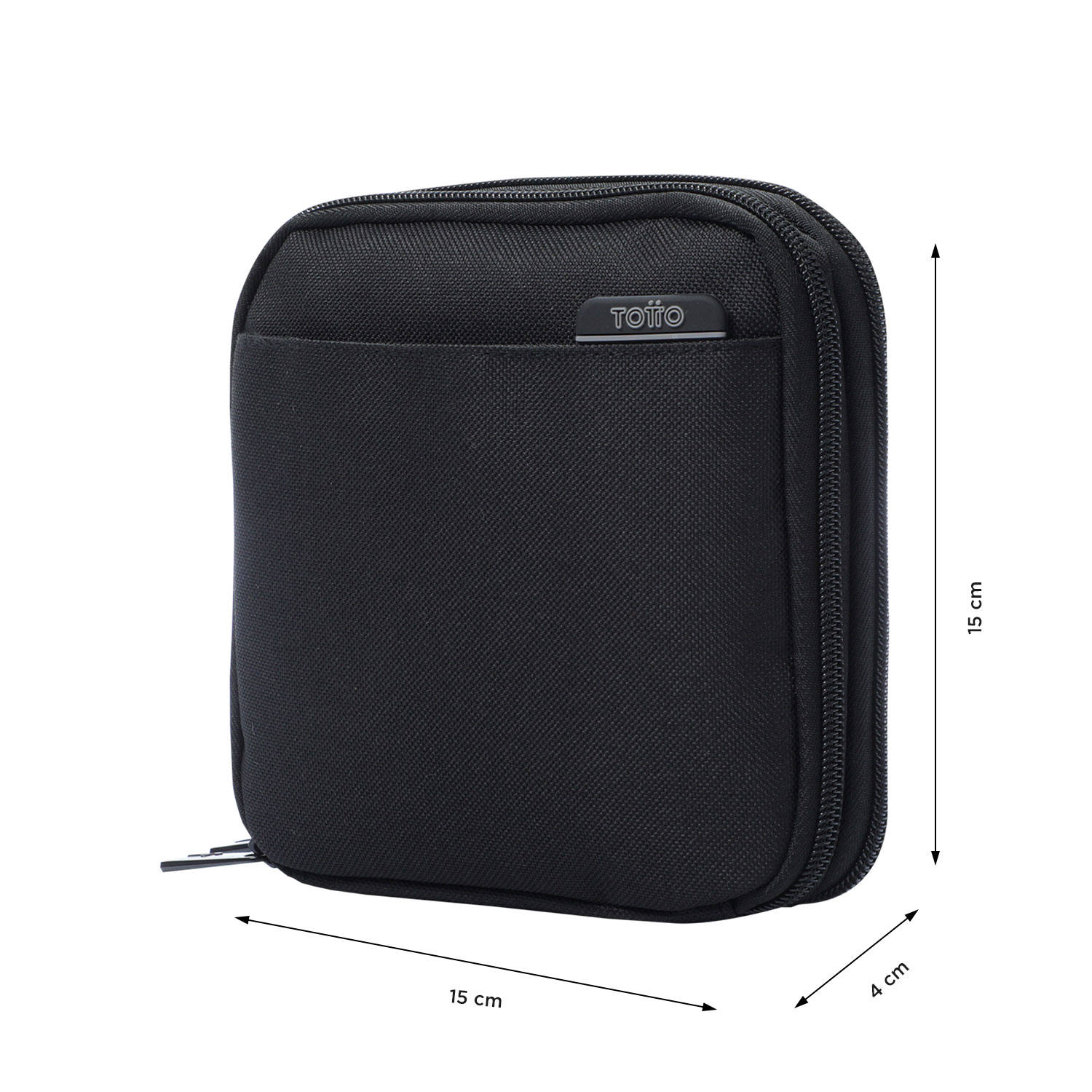 Organizador Tecnologia Totto Practy com Bolso Auxiliar e Bolso Duplo Preto-2
