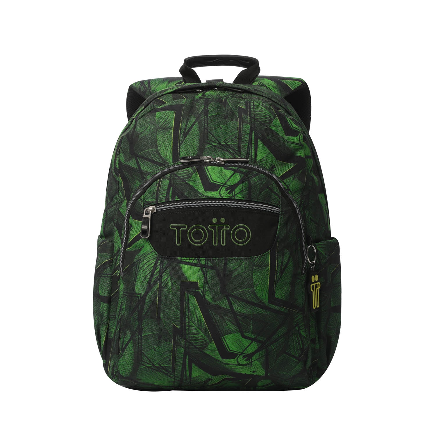 Imagem 0 de Mochila Escolar Totto Acuareles Jhony Jungle para Portátil de 14” e Adaptável a Carro