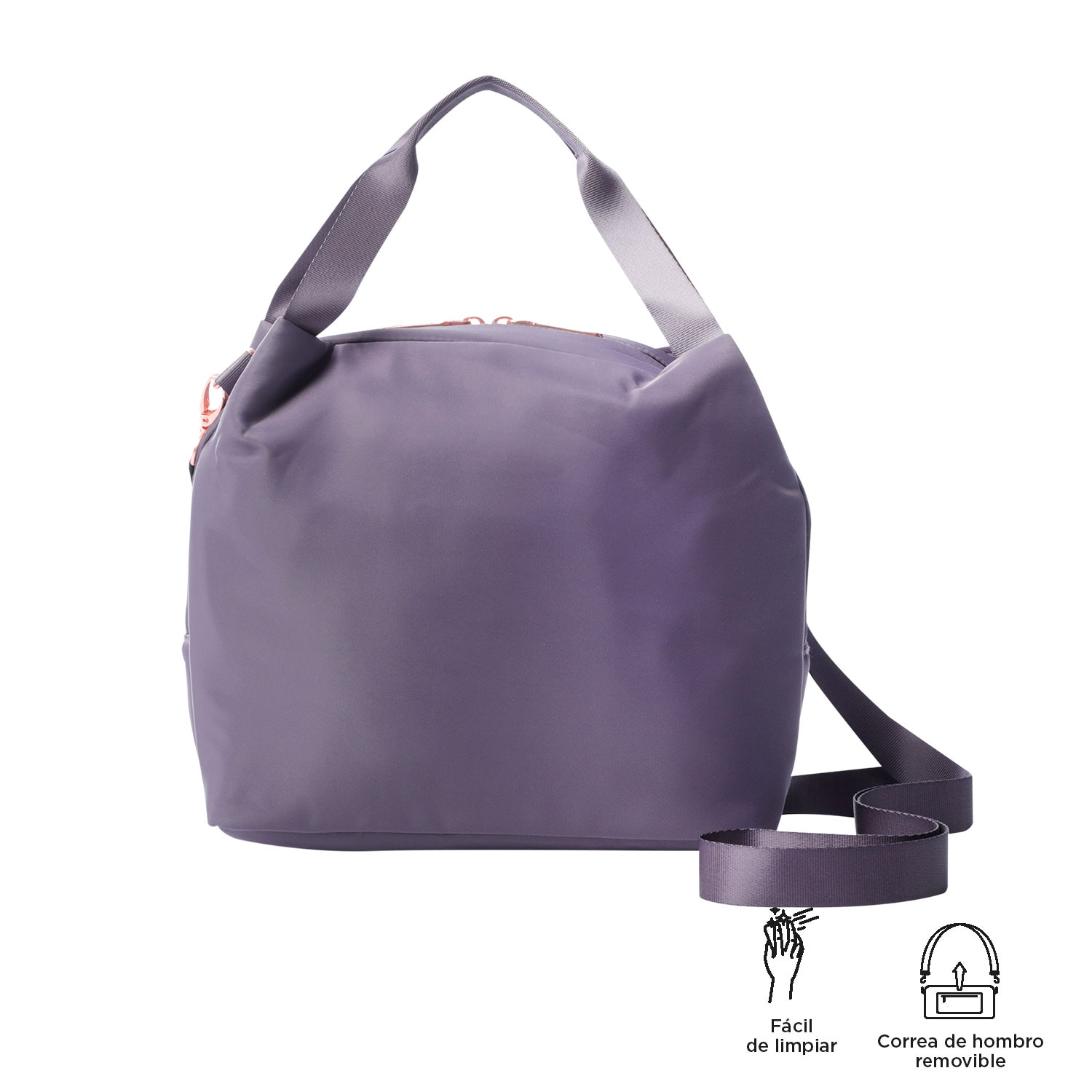 Lancheira Adulto Totto Birmana com Isolamento Térmico e de Fácil Limpeza Roxo-4