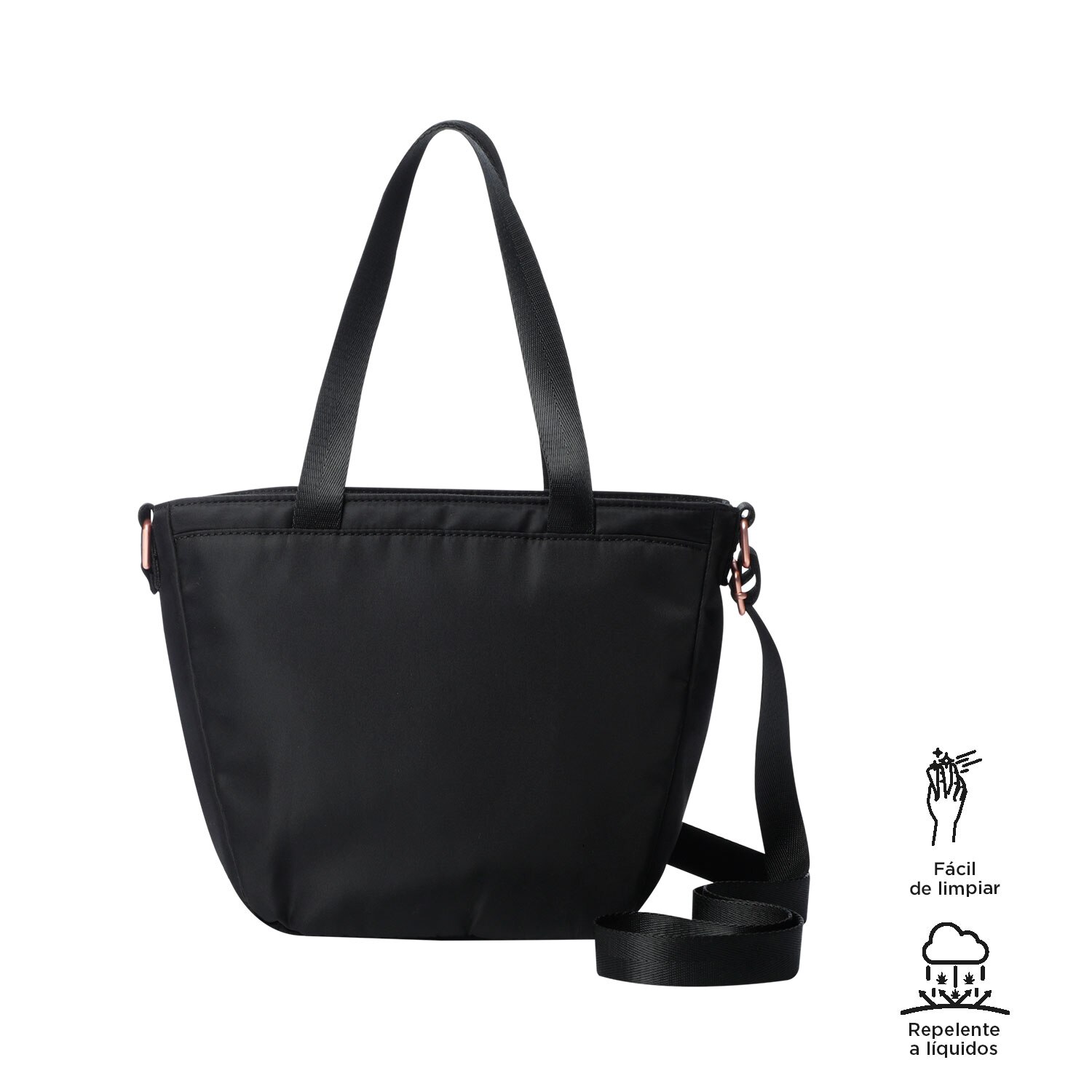 Lancheira Totto Pasiflora com Capacidade de 8l e de Formato Prático Preto-4