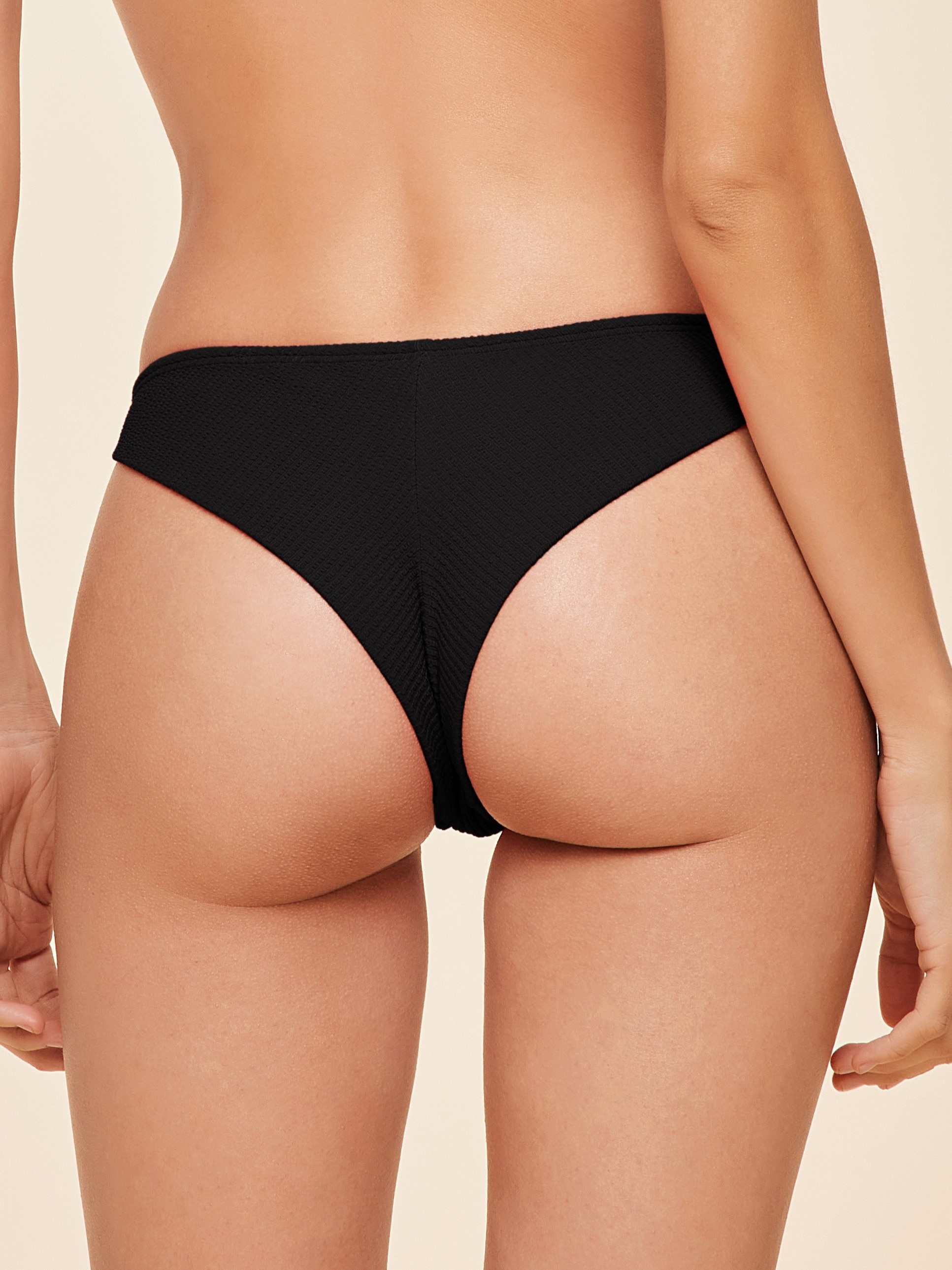 Tanga de Biquíni Raja Liso Cia Maritima Preto-3