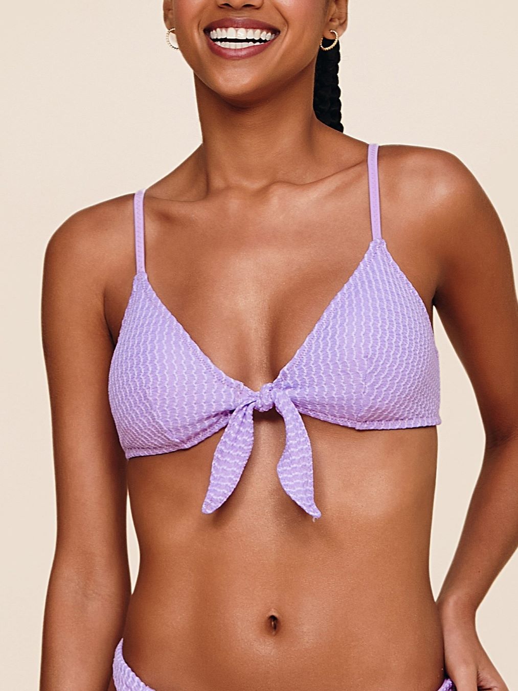 Top de Biquíni Lisos Embu Cia Maritima Roxo-1