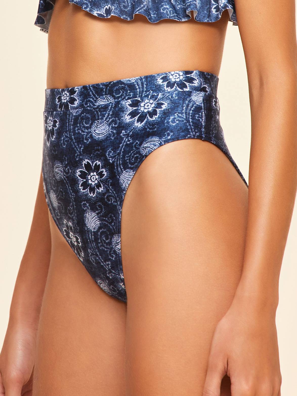 Tanga de Biquíni Java Cia Maritima Azul-2