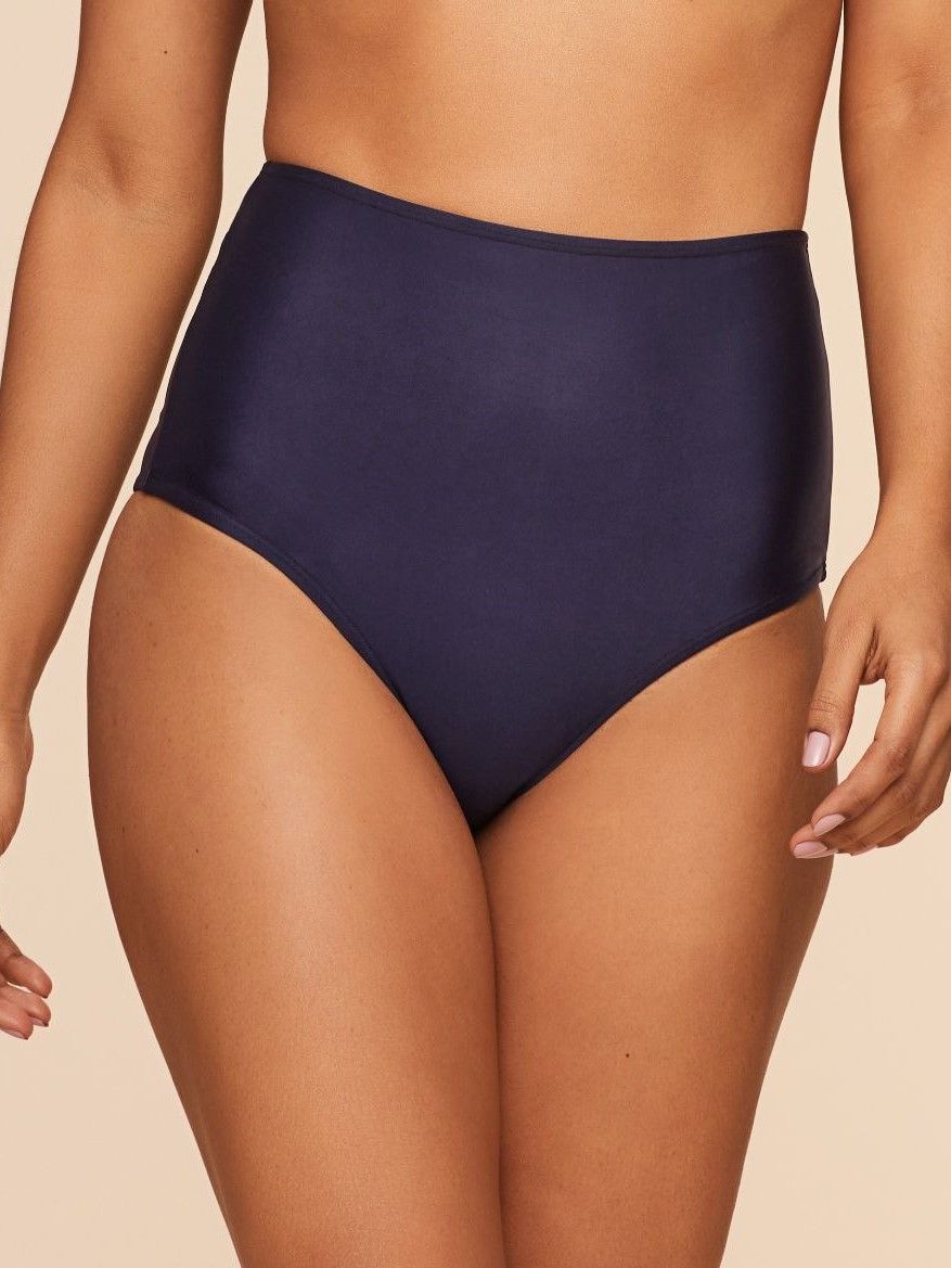 Tanga de Biquíni Liso Água Doce Azul-1