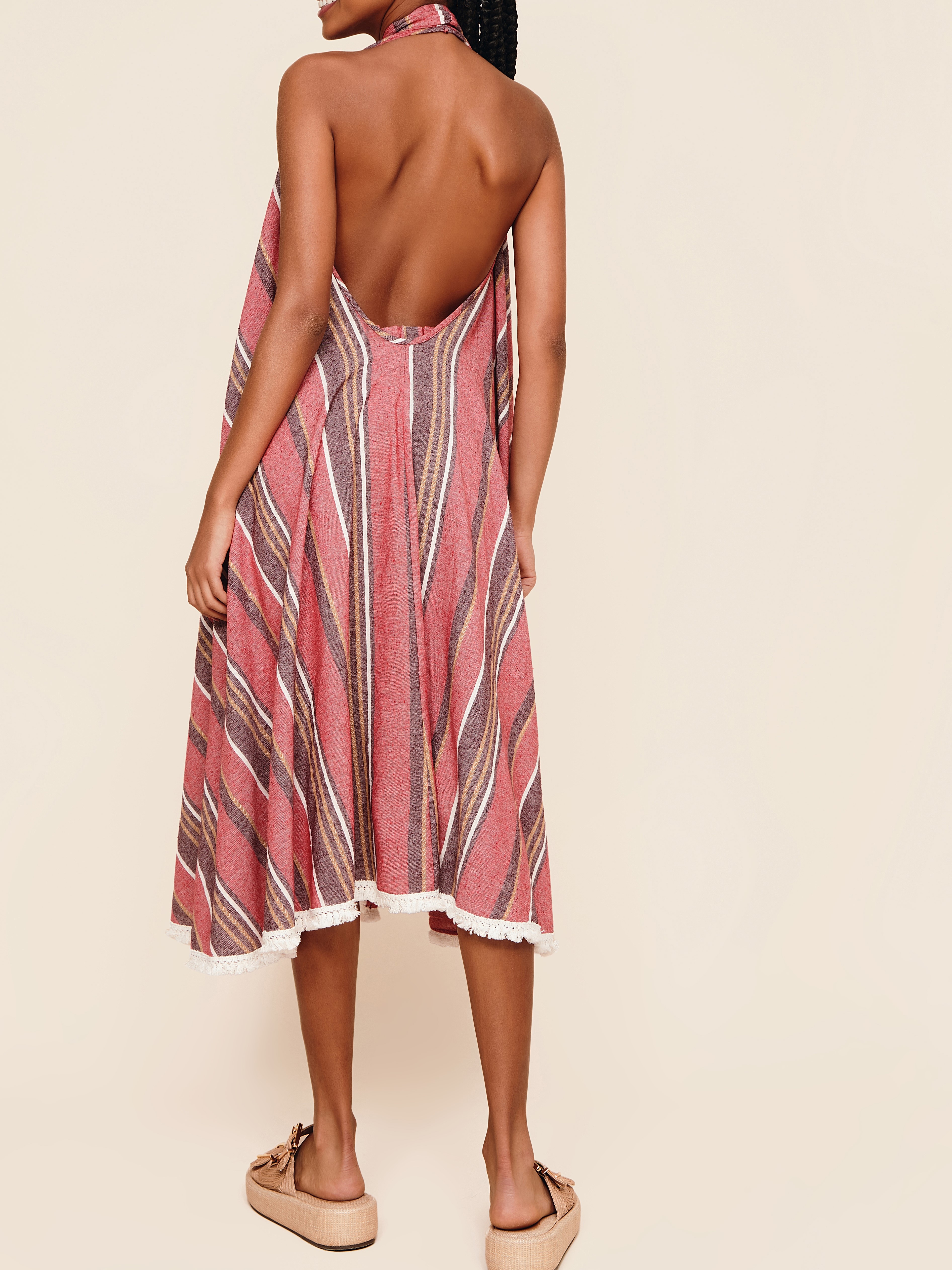 Kaftan Sanur Cia Maritima Vermelho-3