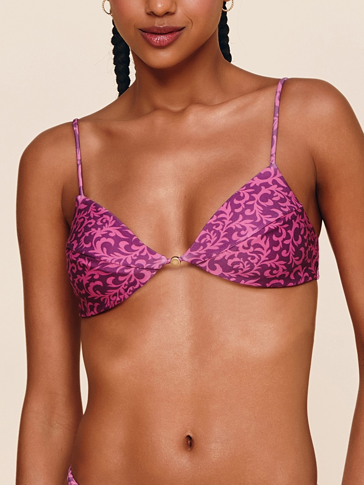Top de Biquíni Lovina Cia Maritima Rosa-1