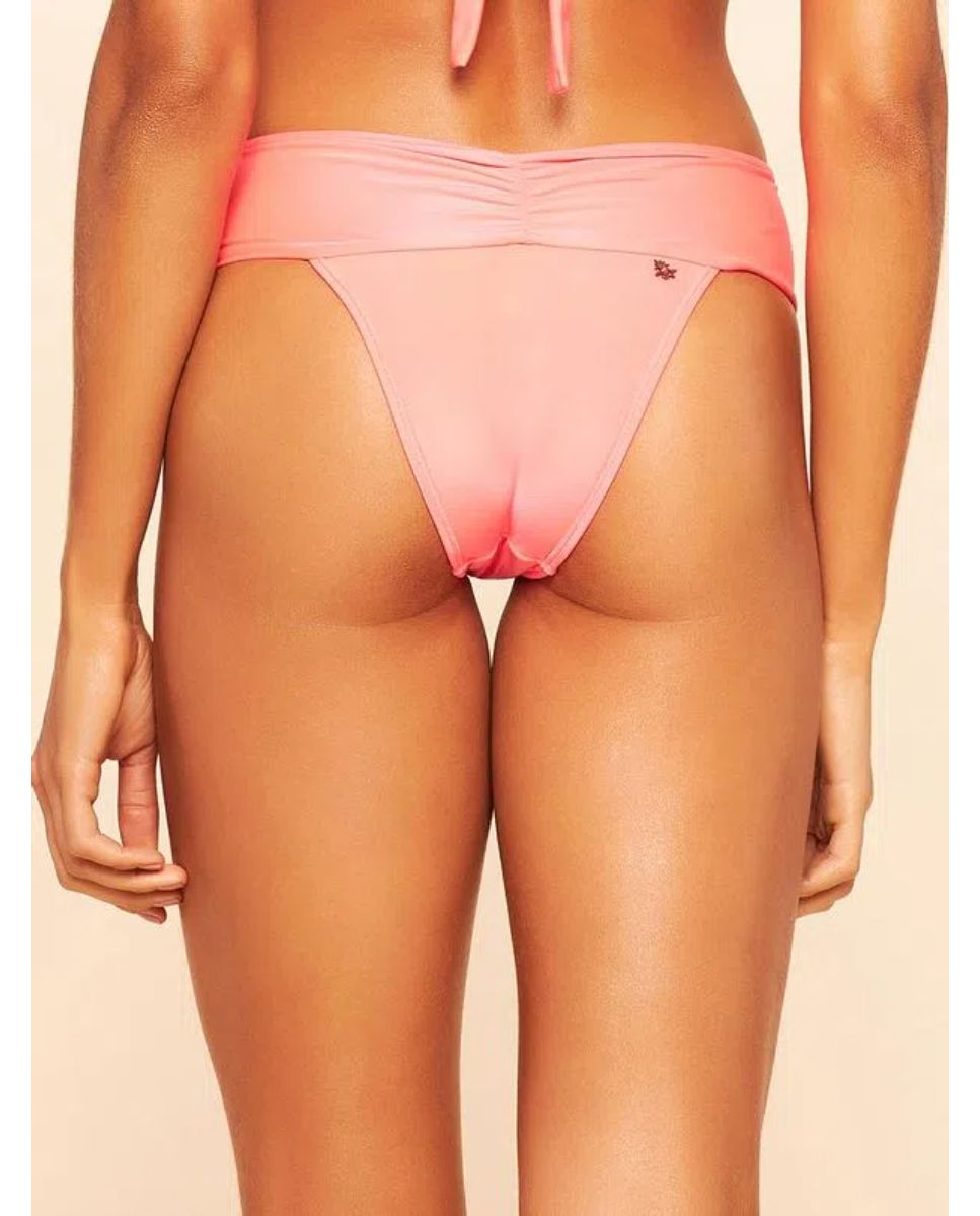 Tanga de Biquíni Lisos Coordenados Cia Maritima Rosa Rosa-2