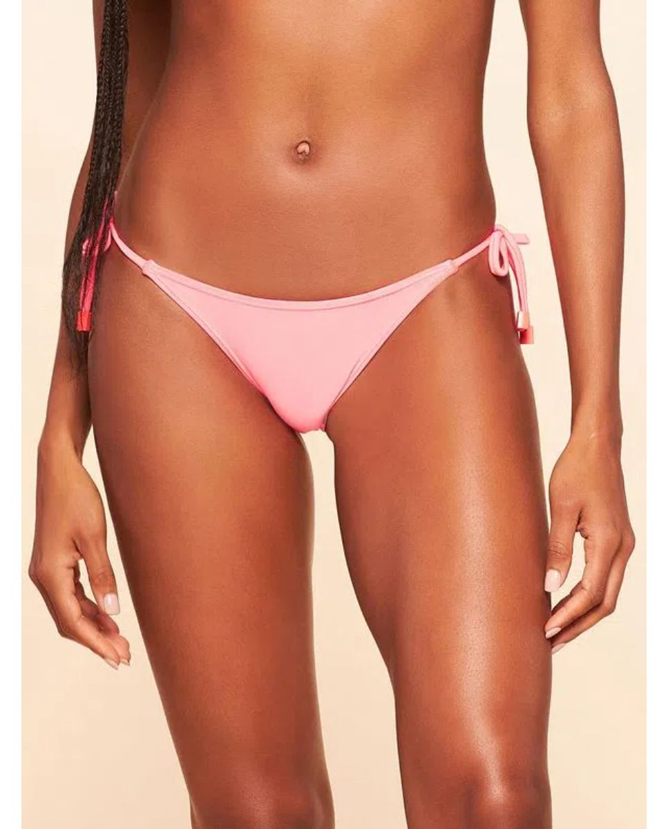 Tanga de Biquíni Lisos Coordenados Cia Maritima Rosa Rosa-1