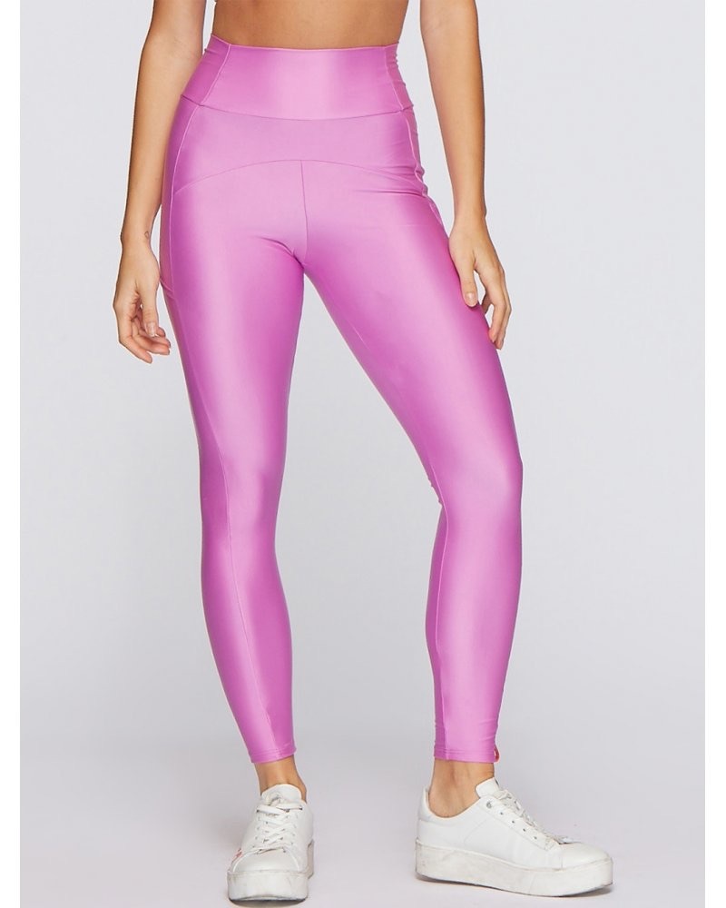Leggings de Mulher Basic Rosa Rosa-2