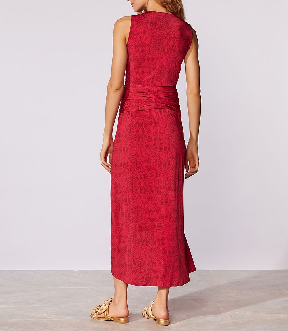 Vestido Paysage Cia Maritima Vermelho-3
