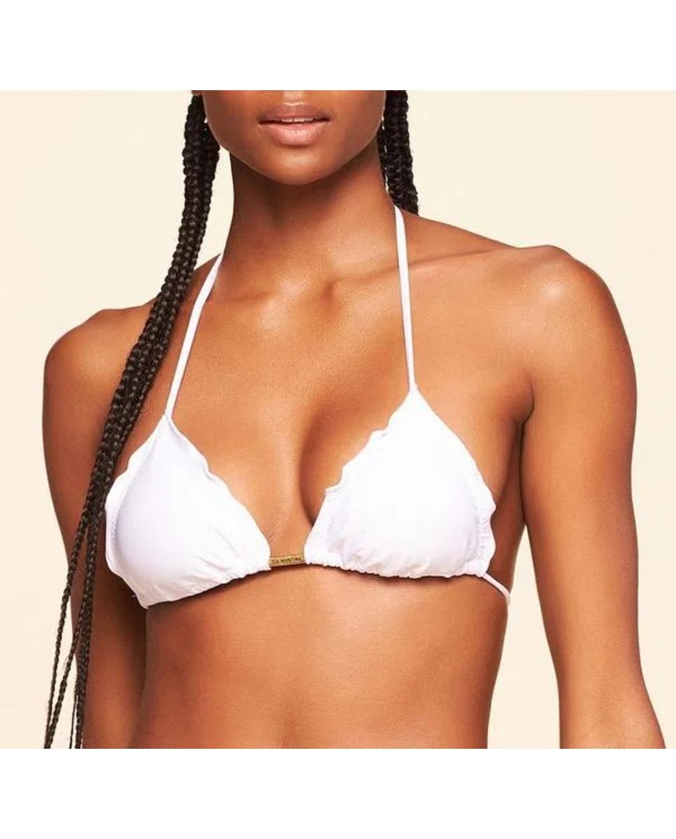 Imagem 0 de Top de Biquíni Lisos Coordenados Cia Maritima Branco