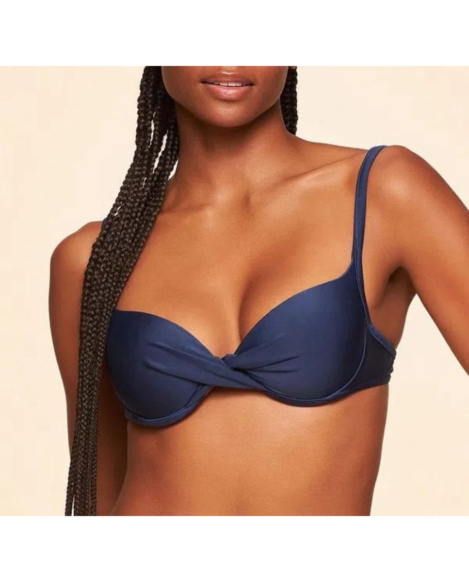 Imagem 0 de Top de Biquíni Lisos Coordenados Cia Maritima Azul