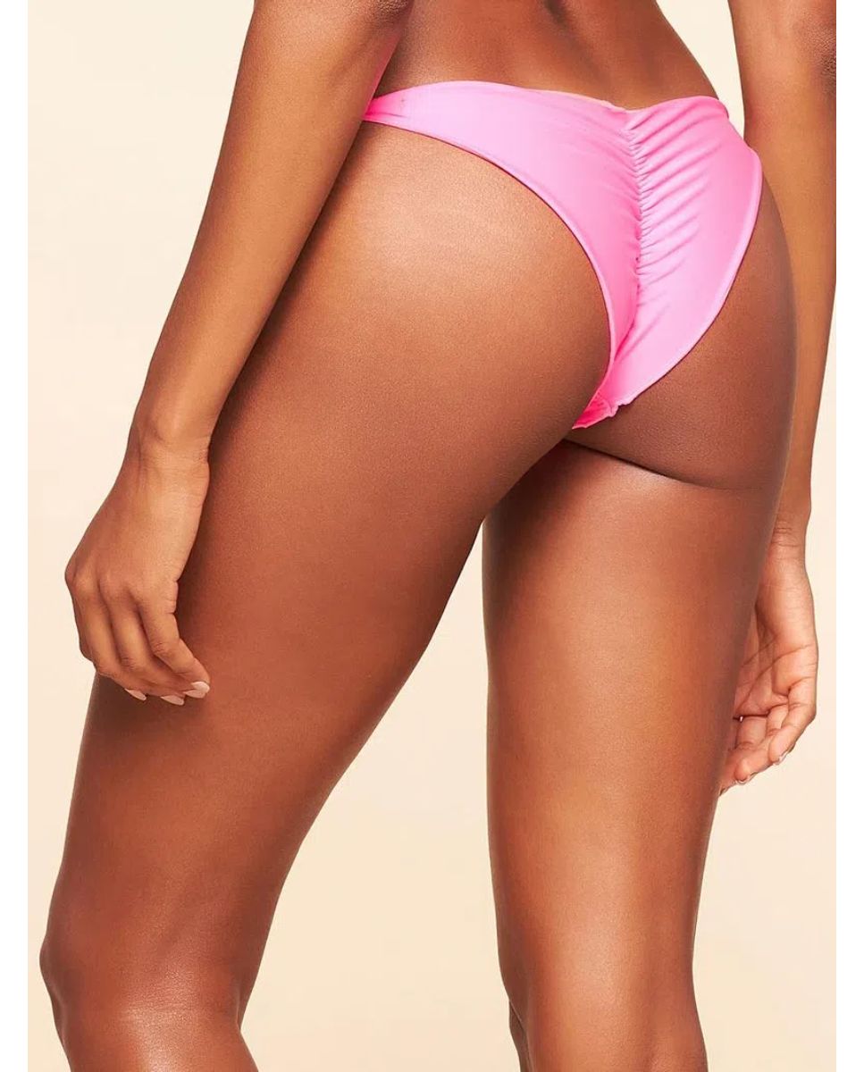 Tanga de Biquíni Lisos Coordenados Cia Maritima Rosa Rosa-2