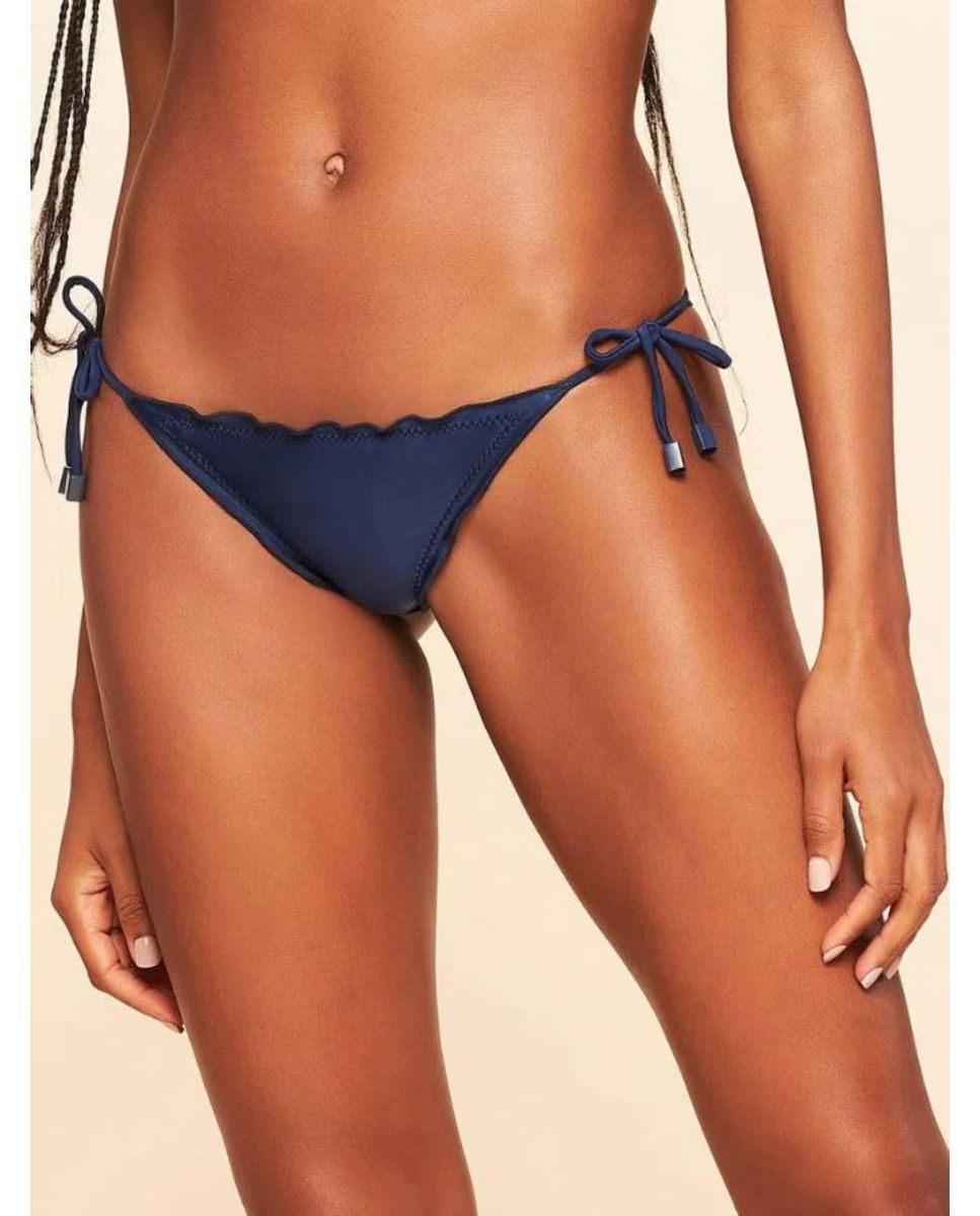 Tanga de Biquíni Lisos Coordenados Cia Maritima Azul Azul-1