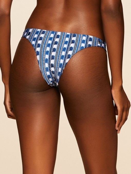 Tanga de Biquíni Montevideu Cia Maritima Azul-3