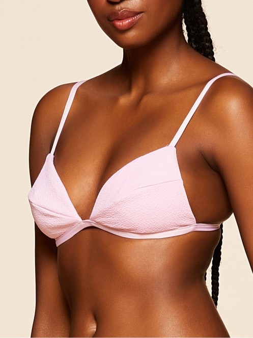 Top de Biquíni Liso Encanto Cia Maritima Rosa-2