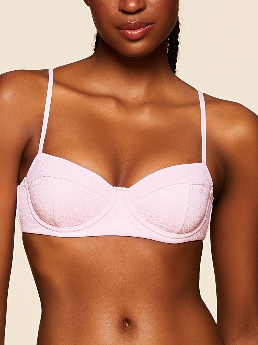 Top de Biquíni Liso Encanto Cia Maritima Rosa-1