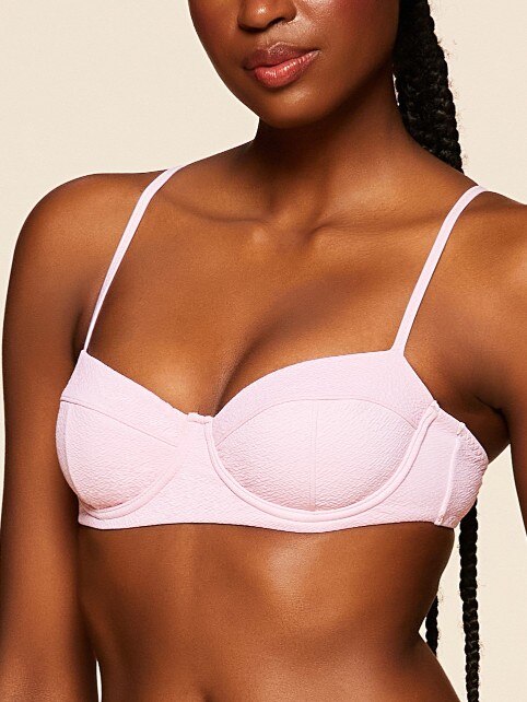 Top de Biquíni Liso Encanto Cia Maritima Rosa-2