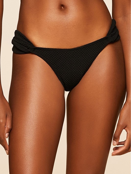Tanga de Biquíni Lisa Hermosa Cia Maritima Preto-1