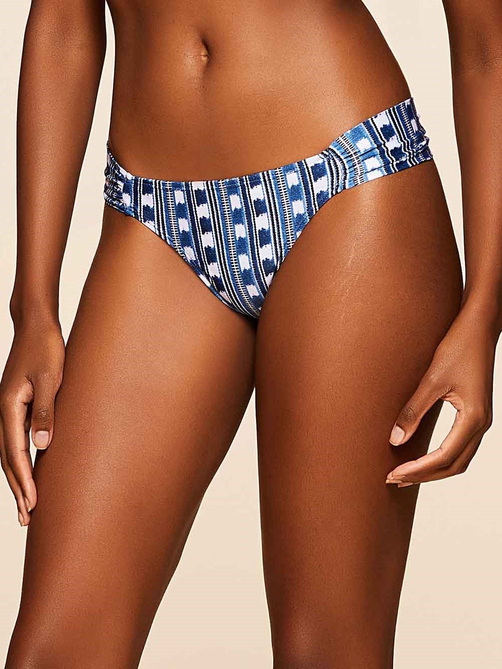 Tanga de Biquíni Montevideu Cia Maritima Azul-3