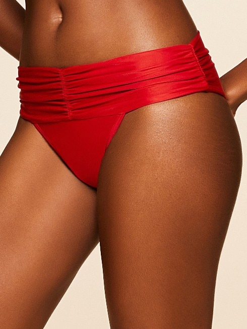 Tanga de Biquíni Lisa Chica Cia Maritima Vermelho-2