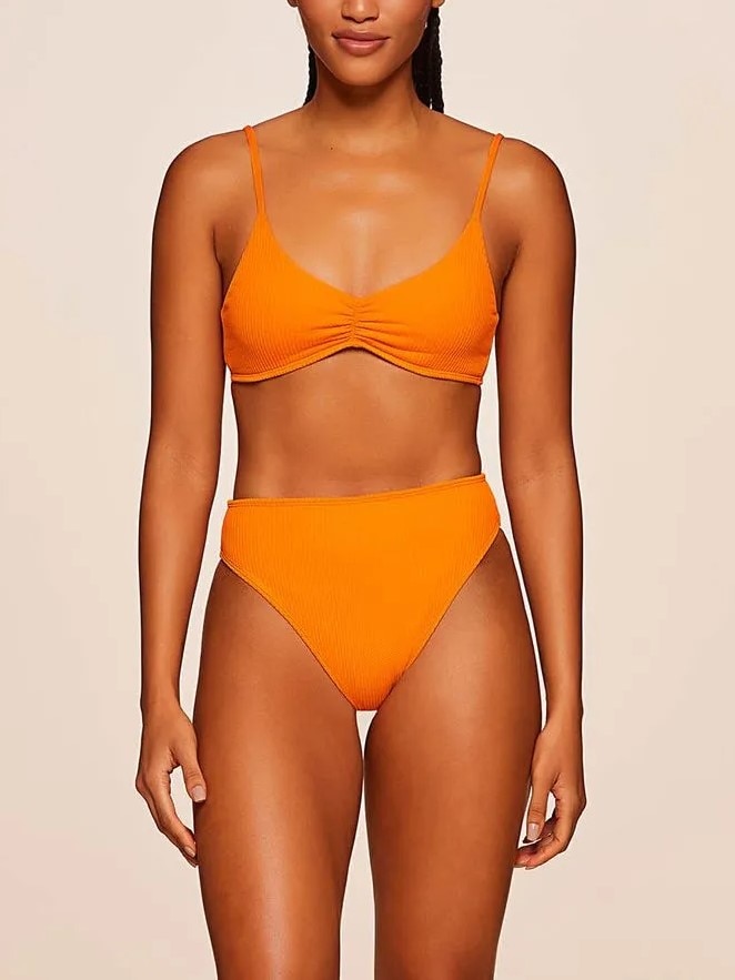 Biquíni Liso Sunny Água Doce Laranja-1