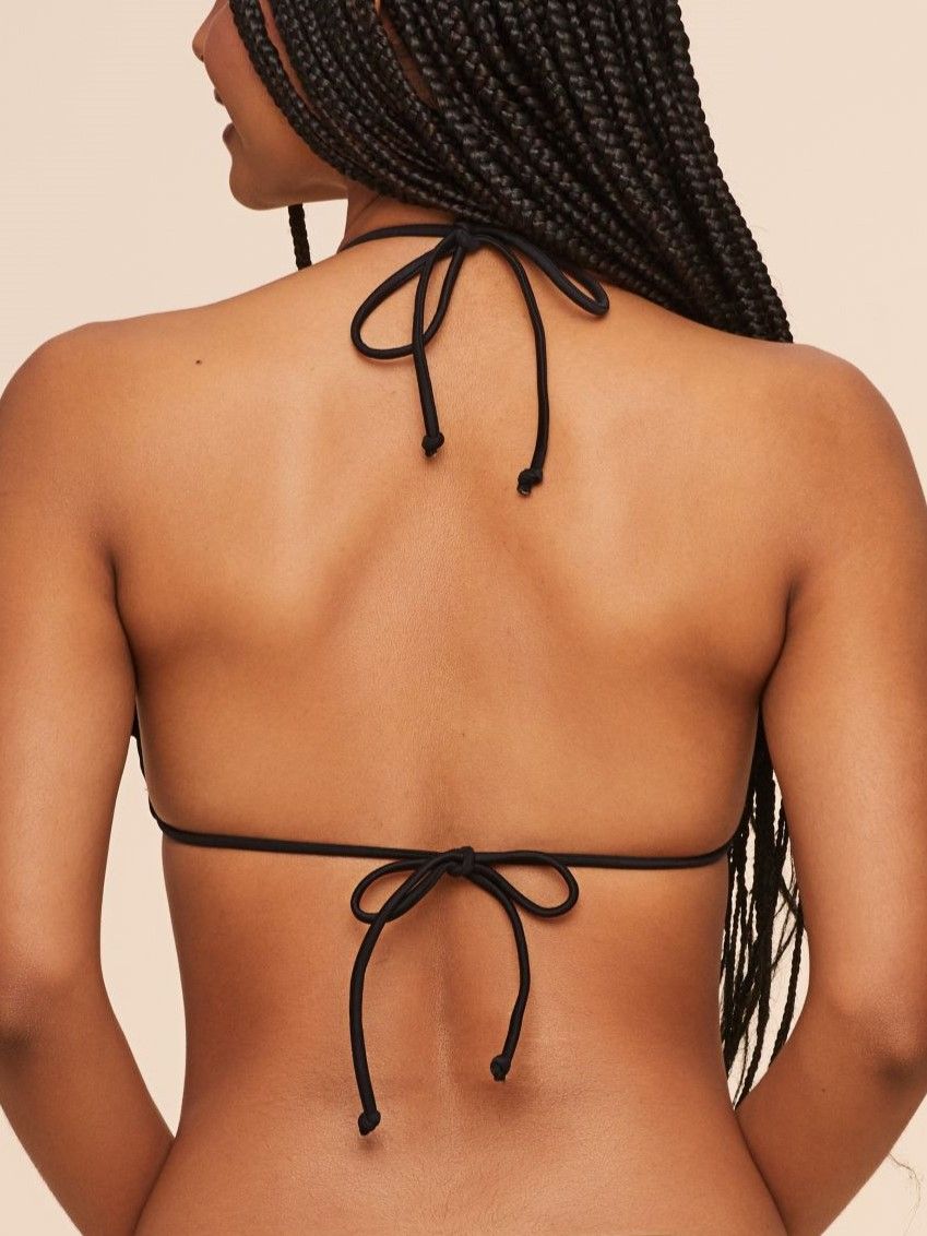 Top de Biquíni Liso Água Doce Preto-3