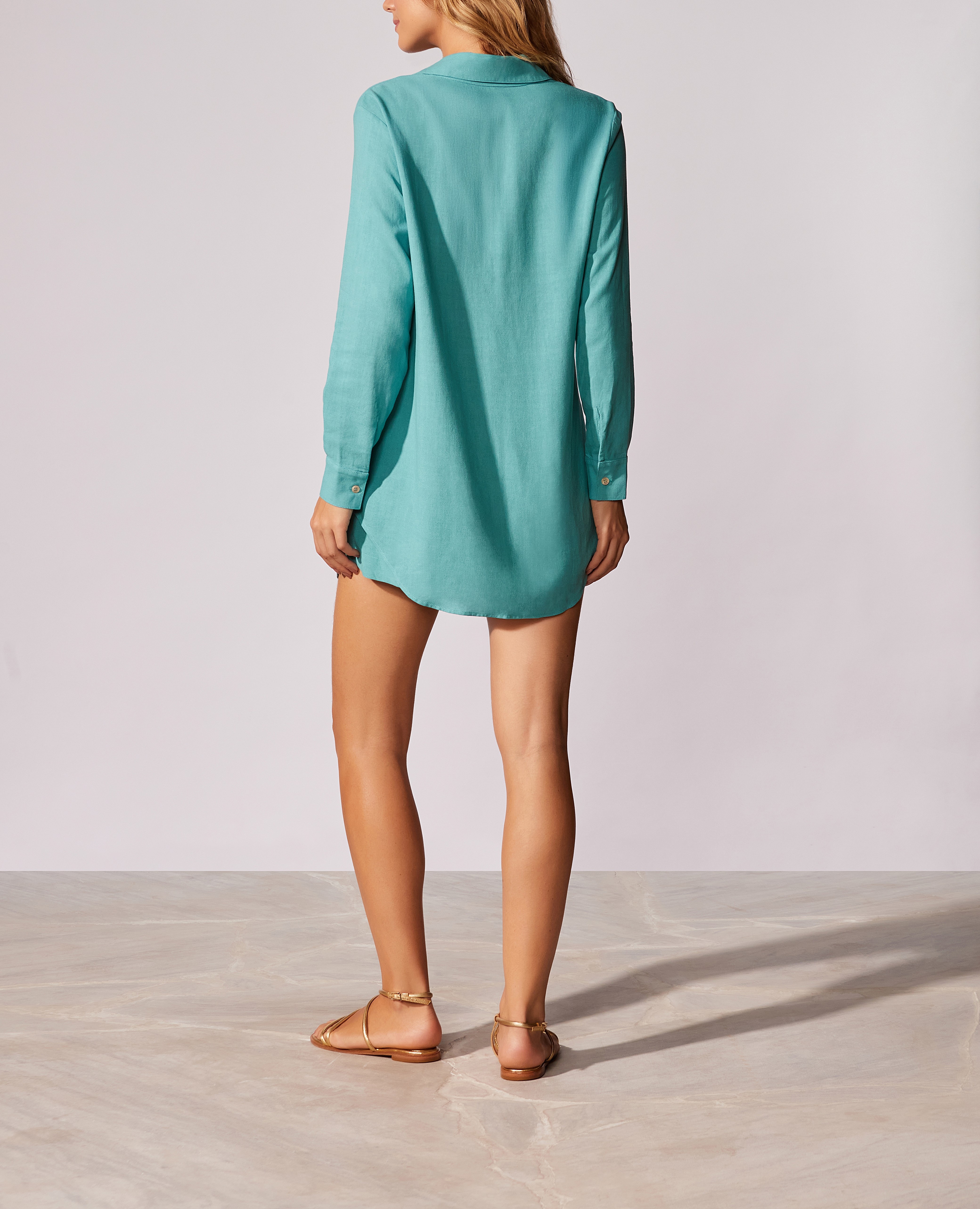 Camisa Liso Nice Cia Maritima Verde-3