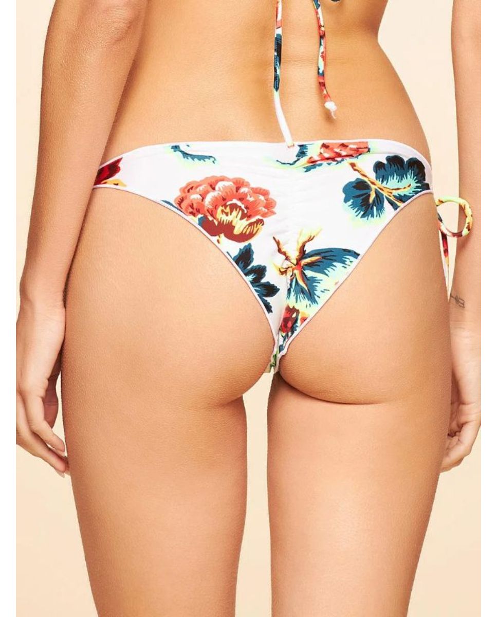Tanga de Biquíni Pé na Areia Cia Maritima Branco Branco-2